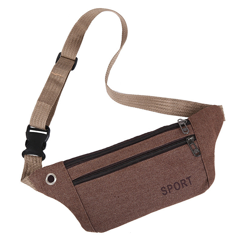 Wholesale Men's waist bag outdoor mountaineering cycling climbing mobile phone bag crossbody chest bag
